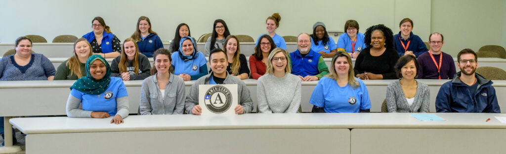 The Center for New North Carolinians (CNNC) manages an AmeriCorps program.  AmeriCorps members will be in a training provided by AmeriCorps staff.